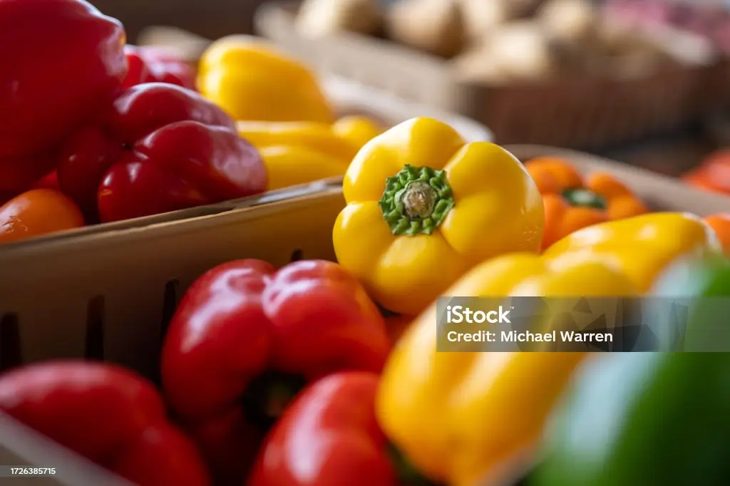 Fresh vegetables from a farmer's market